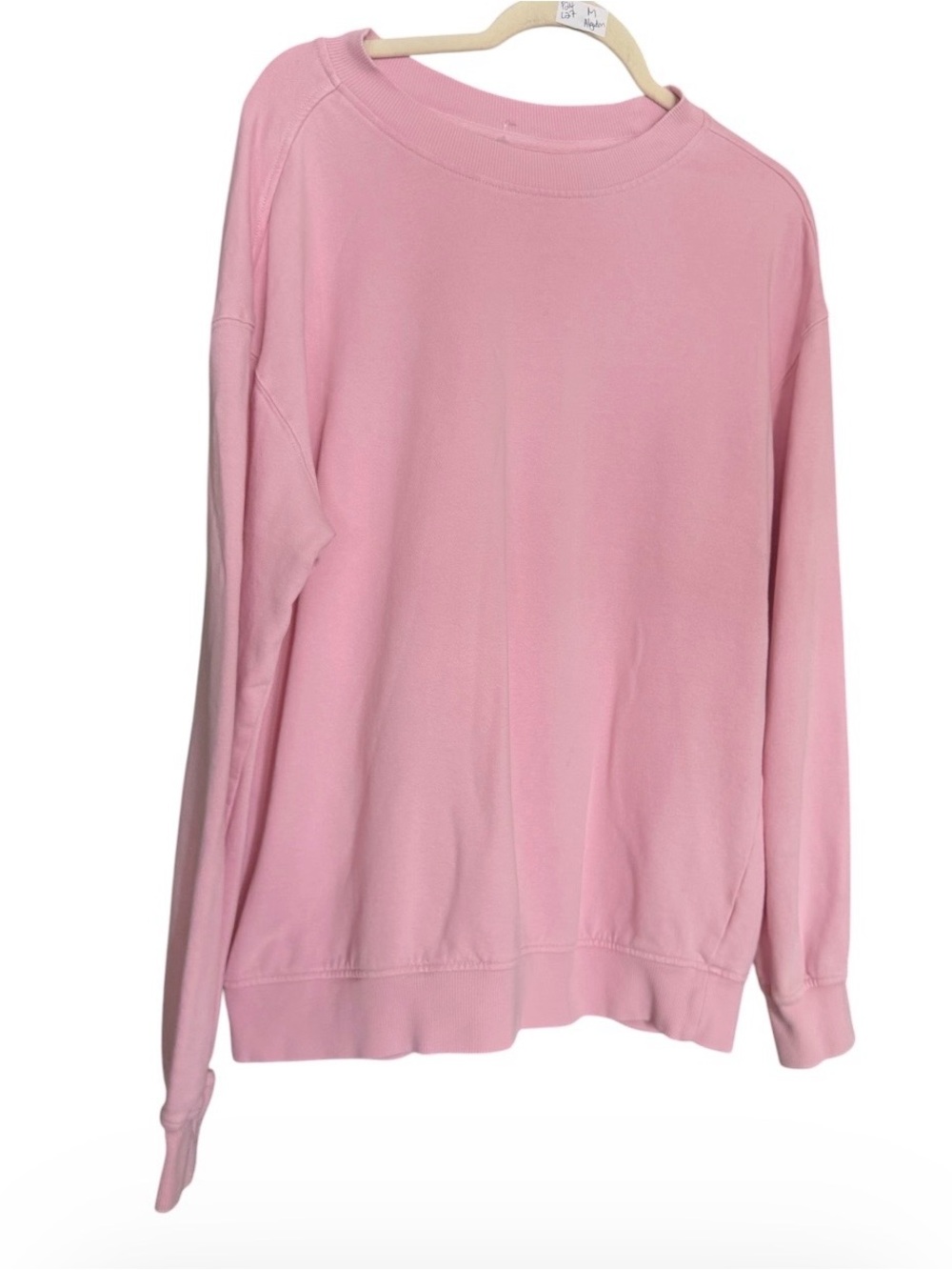 Goodfellow Men's Crewneck Sweatshirt - Pink - Picture 3 of 4